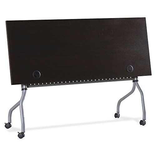 Lorell LLR60730 Espresso/Silver Training Table
