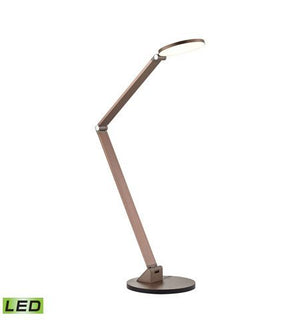 Desk Lamps 1 Light with Anodized Rose Gold Finish Aluminum Material LED Bulb Type 19 inch 10 Watts