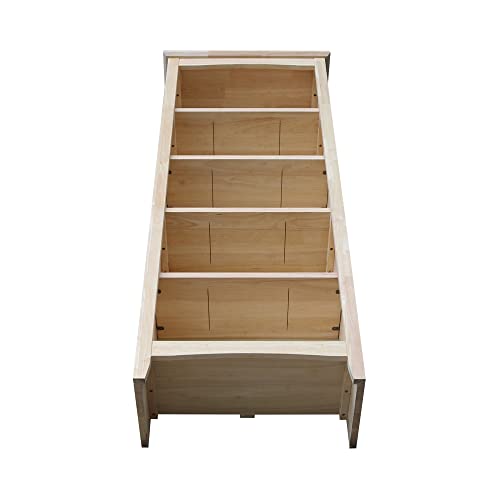 IC International Concepts Shaker Bookcase - 60" H