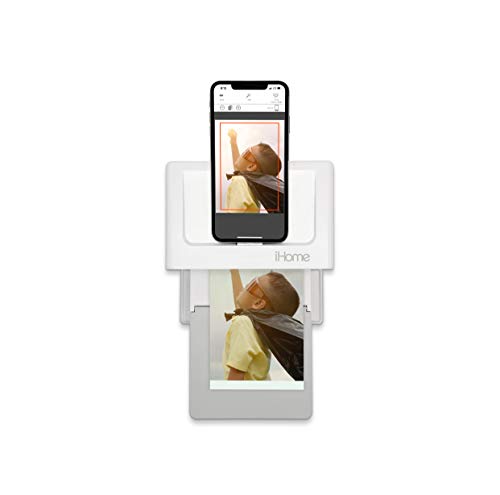 iHome® Photo Printer Dock, Full Size 4x6 inch Printouts (White)