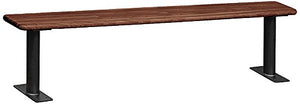 Salsbury Industries Wood Locker Benches, 96-Inch, Dark Finish