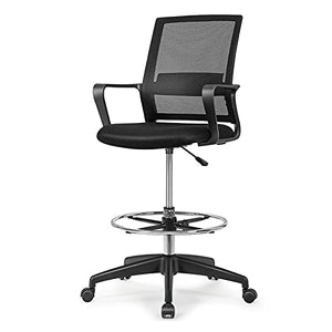 None Office Chair Drafting Chair Tall Adjustable Height/Footrest