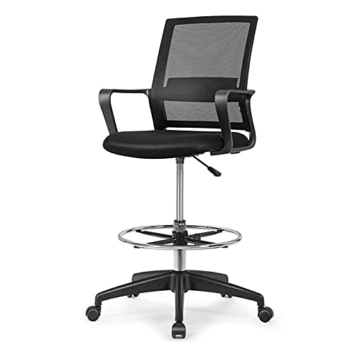 None Office Chair Drafting Chair Tall Adjustable Height/Footrest