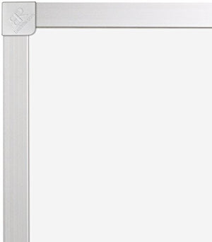 Best-Rite ABC Classroom Dry Erase Porcelain Steel Magnetic Markerboard, 4 x 6 Feet Whiteboard (2H2NG-25)