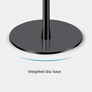 SUNESA Projector Laptop Stand with DJ Equipment Holder - Height Adjustable Floor Stand (Black)
