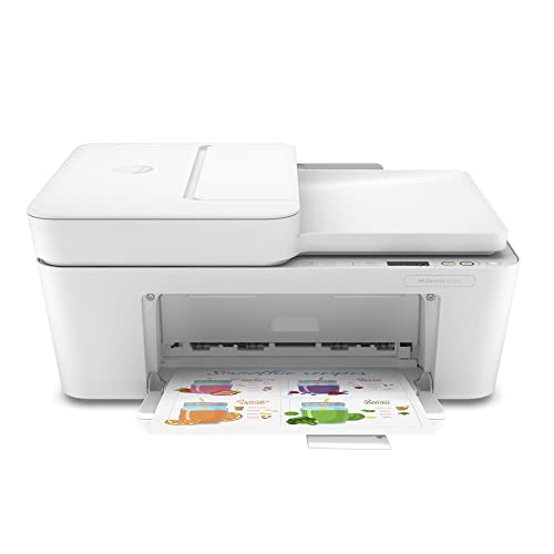 H-P DeskJet 41Series All-in-One Wireless Color Inkjet Printer Mobile Print, Scan & Copy, Auto Document Feeder Features 2-Sided Printing, Multi-Page scanning, and a Bools USB Printer Cable