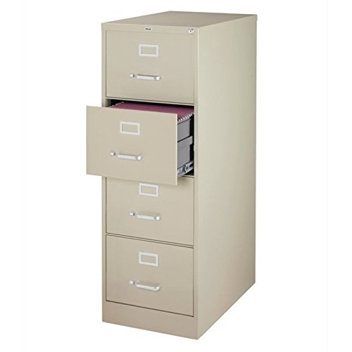 Scranton & Co 4 Drawer Legal File Cabinet in Putty