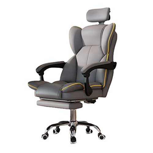 MADALIAN Ergonomic Game Office Chair with Adjustable Foot Rest