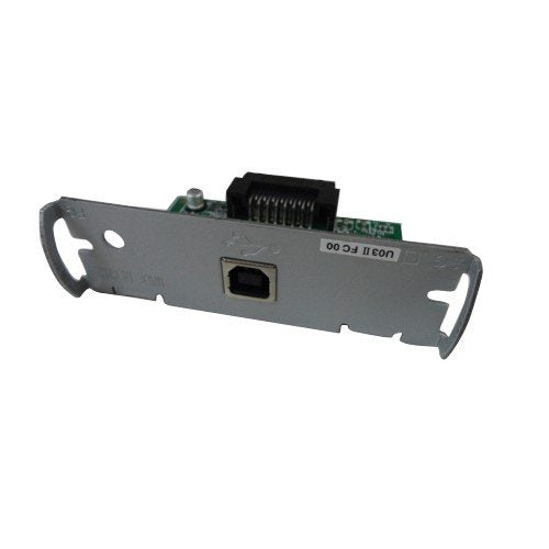 TM-U220B, Impact, two-color printing, 6 lps, USB interface, Auto-cutter, Solid Cover, Dark gray