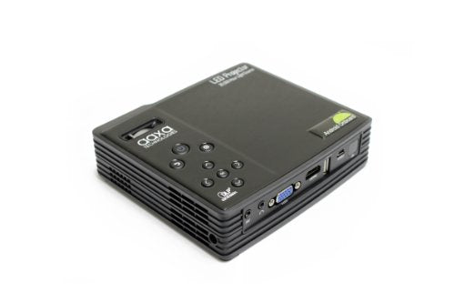 AAXA LED Android Pico/Micro Projector with LED, WXGA 1280x800 Resolution, 550 Lumens, Android OS, WiFi, Bluetooth, HDMI, VGA, 20,000 Hour LED Life, DLP Projector