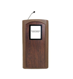 Audio System Group Accent Classic Integrator Vertical Logo Lectern Podium, Bronze Granite - Dan James Original