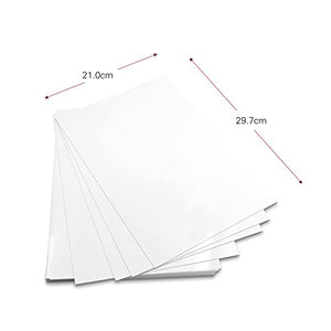 ZYZMH 100 Sheets Photo Paper 200gsm Waterproof Resistant High Gloss Finish Surface Quick Dry for Color Inkjet Printer