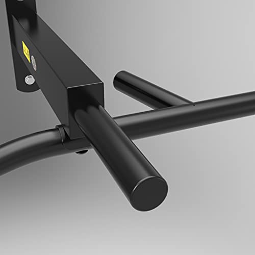 TYX Heavy Duty Chin Up Bars, Wall Mounted Pull Up Bar with Multi Grips, Strength Training Equipment for Home Gym Indoor,Black