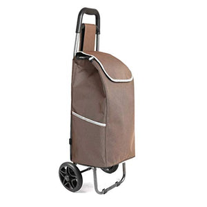 CBLdF Portable Small Pull Cart Folding Trolley - Utility Cart with Wheels
