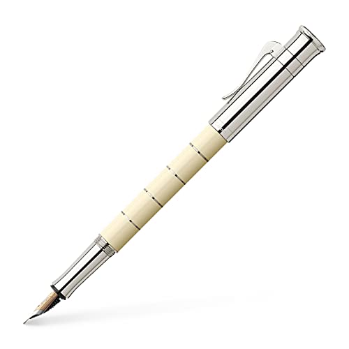 GRAF von Faber-Castell Classic Anello Fountain Pen - Ivory - Medium Nib