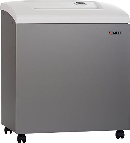 Dahle 40514 Cross Cut Paper Shredder with SmartPower Energy Management, 20 Sheet Capacity, Shreds CDs, Staples, Credit Cards - Security Level P-4