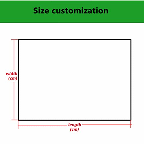 None Hard Floor Chair Mat, Transparent PVC Office Chair Mat, 66 Size (60x60cm - 180x250cm)