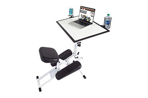 The Edge Desk Ergonomic Kneeling Chair and Desk.  Adjustable and Portable. Encourages Proper Upright Sitting, Reduces Fatigue and Pain