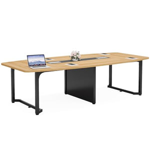 Tribesigns 8FT Conference Table, Large Modern Rectangular Meeting Table