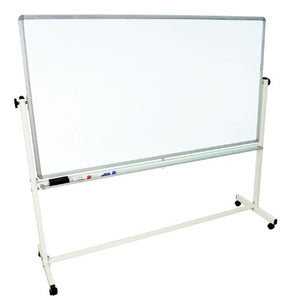 Luxor Mobile Dry Erase Double Sided Magnetic Whiteboard - 72"W x 40"H