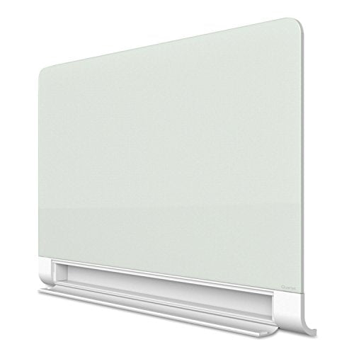Quartet G5028ht Horizon Magnetic Glass Marker Board With Hidden Tray, 50 X 28, White