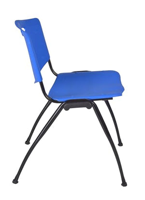 Romig M Lightweight Stackable Sturdy Breakroom Chair (8 Pack) - Blue