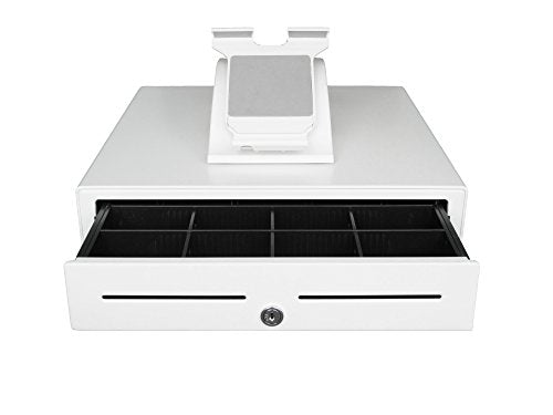 APG VB554A-AW1616 Vasario Series Standard-Duty Cash Drawer with USB PRO Interface, Painted Front, 16.3" x 16.3" x 4.3", White