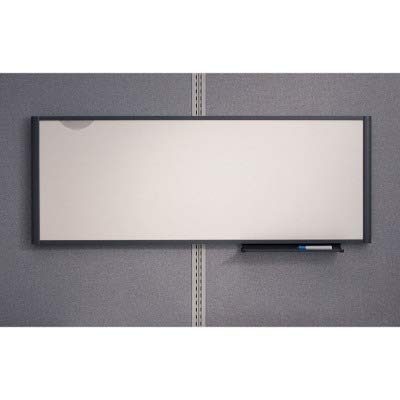 QRTWM4818 - Quartetreg; Prestigereg; Total Erasereg;Cubicle Whiteboard, 48 x 18, Graphite Frame, Writing Grid