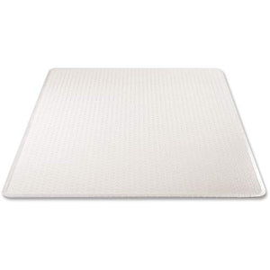 deflecto CM17743 60 x 60 Clear ExecuMat Intense All Day Use Chair Mat for High Pile Carpet