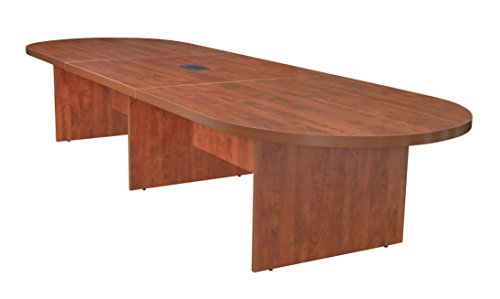 Regency Legacy 144-inch Modular Racetrack Conference Table with Power Data Grommet- Cherry