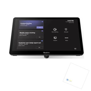 TWAComm.com Yealink Bundle: MTOUCH-Plus Touch Console for MVC Series Video Conferencing Room System with Microfiber Cloth