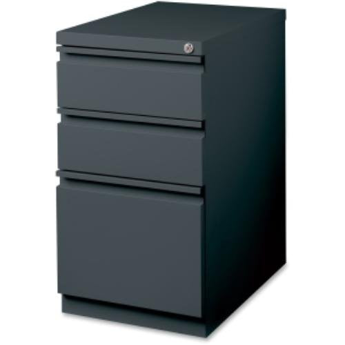 Lorell BBF Mobile Pedestal File, 20-Inch, Gray