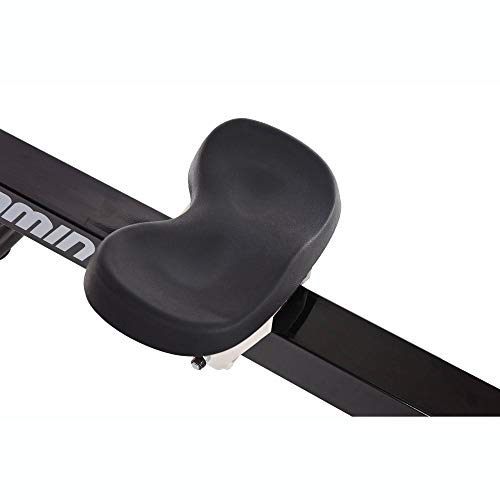 Stamina Cardio Exercise Foldable Fitness Air Rower Rowing Machine, Black/White