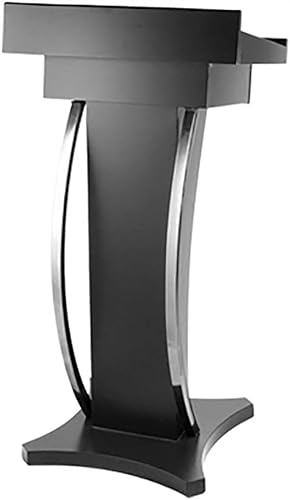 SMuCkS Wood Podium Lectern Stand with Drawer