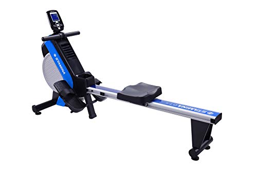 Stamina DT Plus Rowing Machine 1409 / Includes Two Online Expert-Guided On Demand Workouts/Stream from Any Device