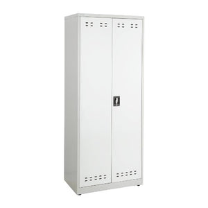 Safco Products 5532GR Steel Storage Cabinet, 72" High, Wall Mountable, Gray