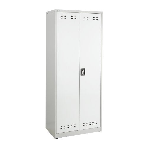 Safco Products 5532GR Steel Storage Cabinet, 72" High, Wall Mountable, Gray