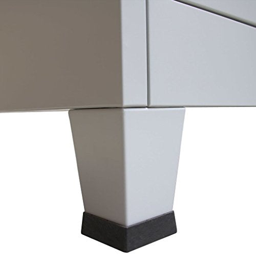 Office Furniture Gray Steel Office Filing Cabinet Organizer with 2 Doors,Lockable File Ccabinet with 4 Adjustable Shelves,3-Point Locking System with 2 Keys