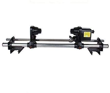 US Stock 110V Automatic Media Take up Reel Roller System Paper Pick Up Roller Controller for Roland FJ540 SP540 VP540 Mimaki Mutoh Printers