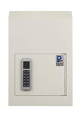 Protex WSS-159E II Through The Door Drop Box with Electronic Lock, Beige