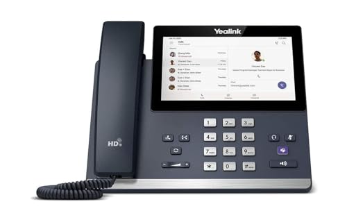 Yealink MP56 IP Phone - Corded/Cordless - Bluetooth, Wi-Fi - Classic Gray, Black