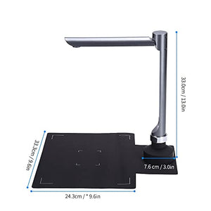 None USB Document Camera Scanner A4 Capture Size with LED Light - Teaching Software for Learning