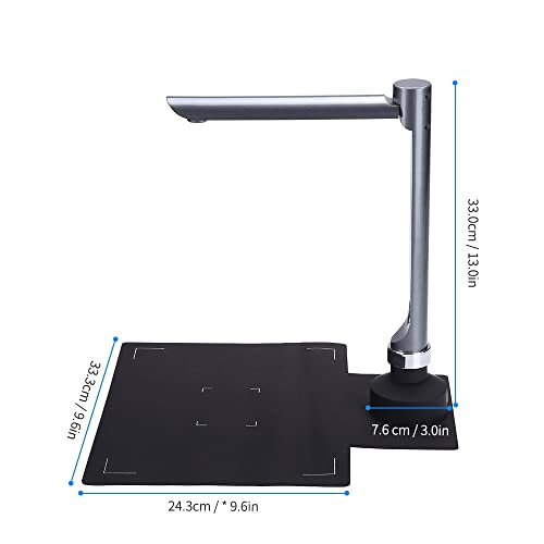 USB Document Camera Scanner A4 Capture Size with LED Light