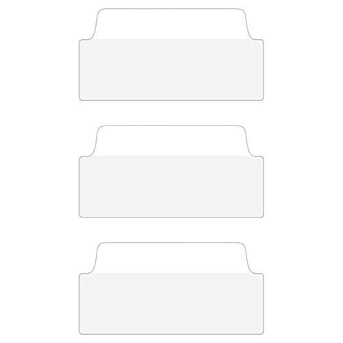 Avery Ultra Tabs, 3 x 1.5, 2-Side Writable, White, 24 Repositionable Filing Tabs, 48 Packs (74776)