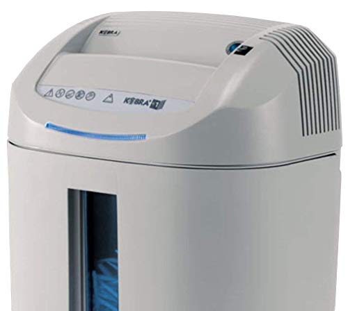 KOBRA +1 SS4 Professional Office Straight-Cut Shredder; Shreds up to 19 Sheets of Paper at a Time, CDs, DVDs and Credit Cards; Carbon Hardened Cutting Knives Unaffected by Staples and Clips