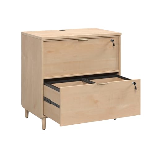 Sauder Clifford Place 2-Drawer Lateral File Cabinet, Natural Maple Finish