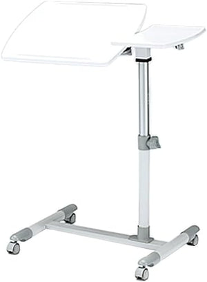 GaRcan Adjustable Mobile Laptop Stand Desk Rolling Cart, Height Adjustable