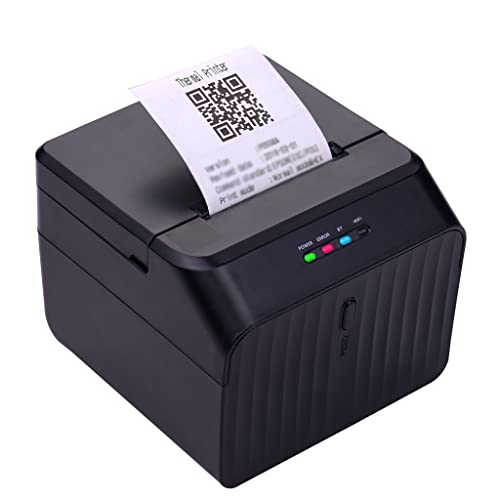 Desktop 58mm Thermal Receipt Printer Wired Barcode Printer USB BT Connection ESC/POS Command