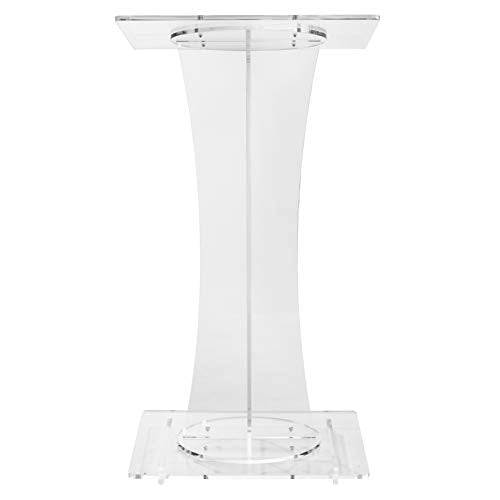 Oklahoma Sound 471 Acrylic Curved Lectern, Clear
