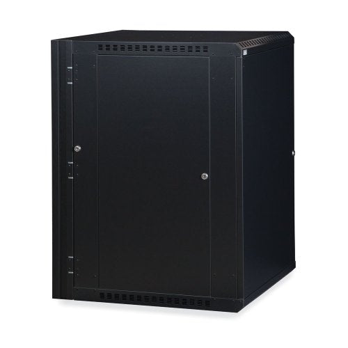 Kendall Howard Linier 18U Solid Door Swing-Out Wall Mount Cabinet